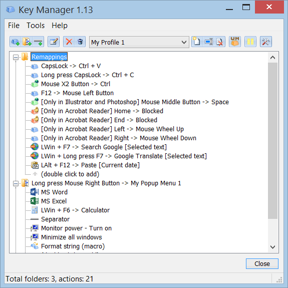 Click to view Key Manager 1.5 screenshot