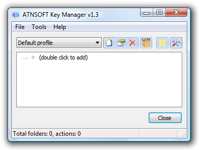 ATNSOFT Key Manager screenshot